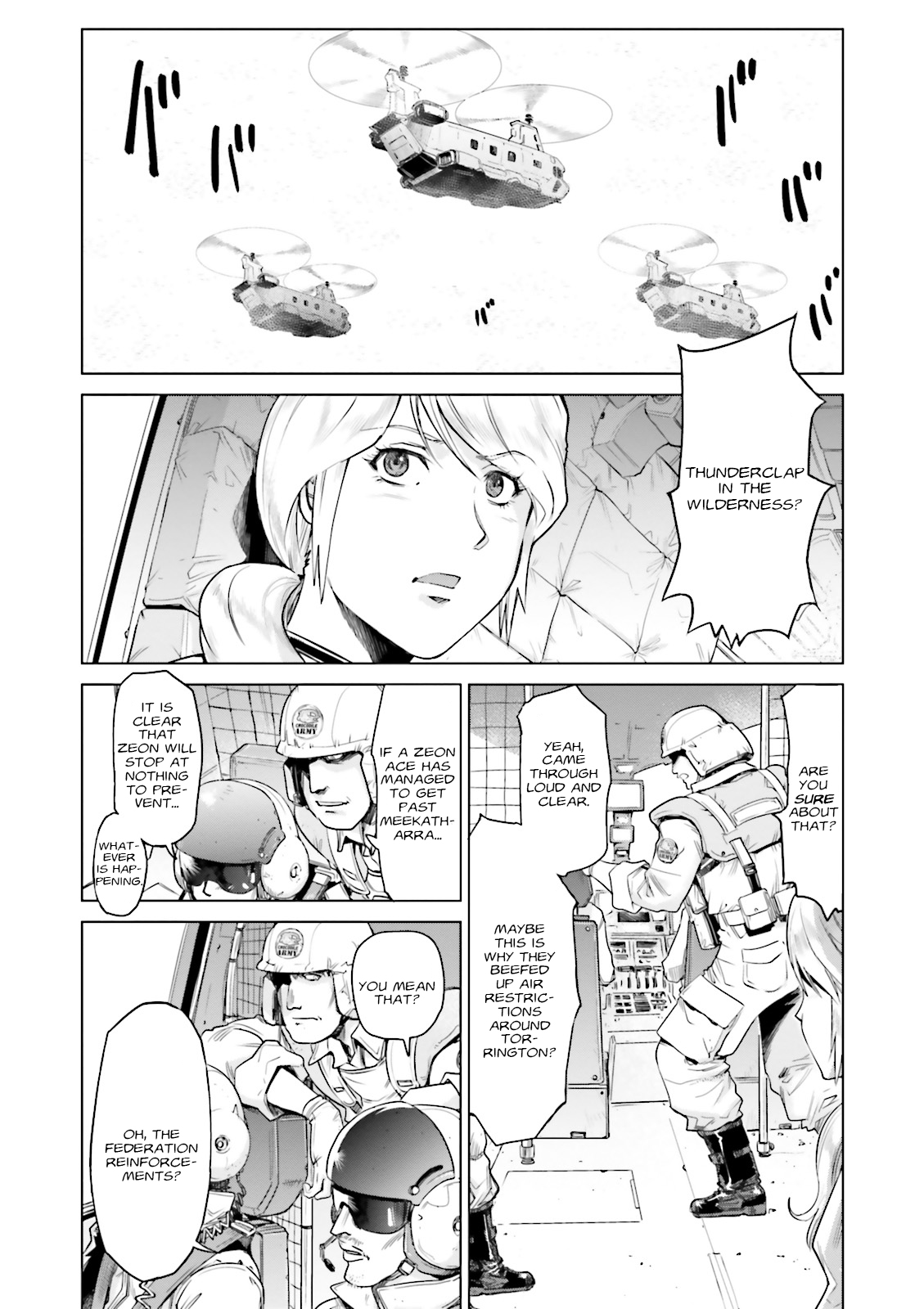 Mobile Suit Gundam Ground Zero - Rise from the Ashes Warning Signs 第18页