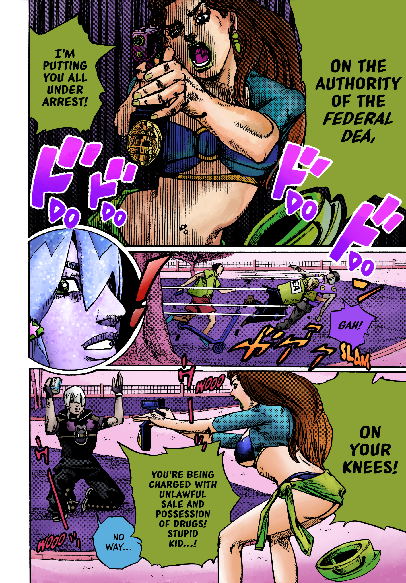 JoJo's Bizarre Adventure Part 9 - The JOJOLands (Fan-Colored) The Japanese Person on Hawai’i Island 第12页