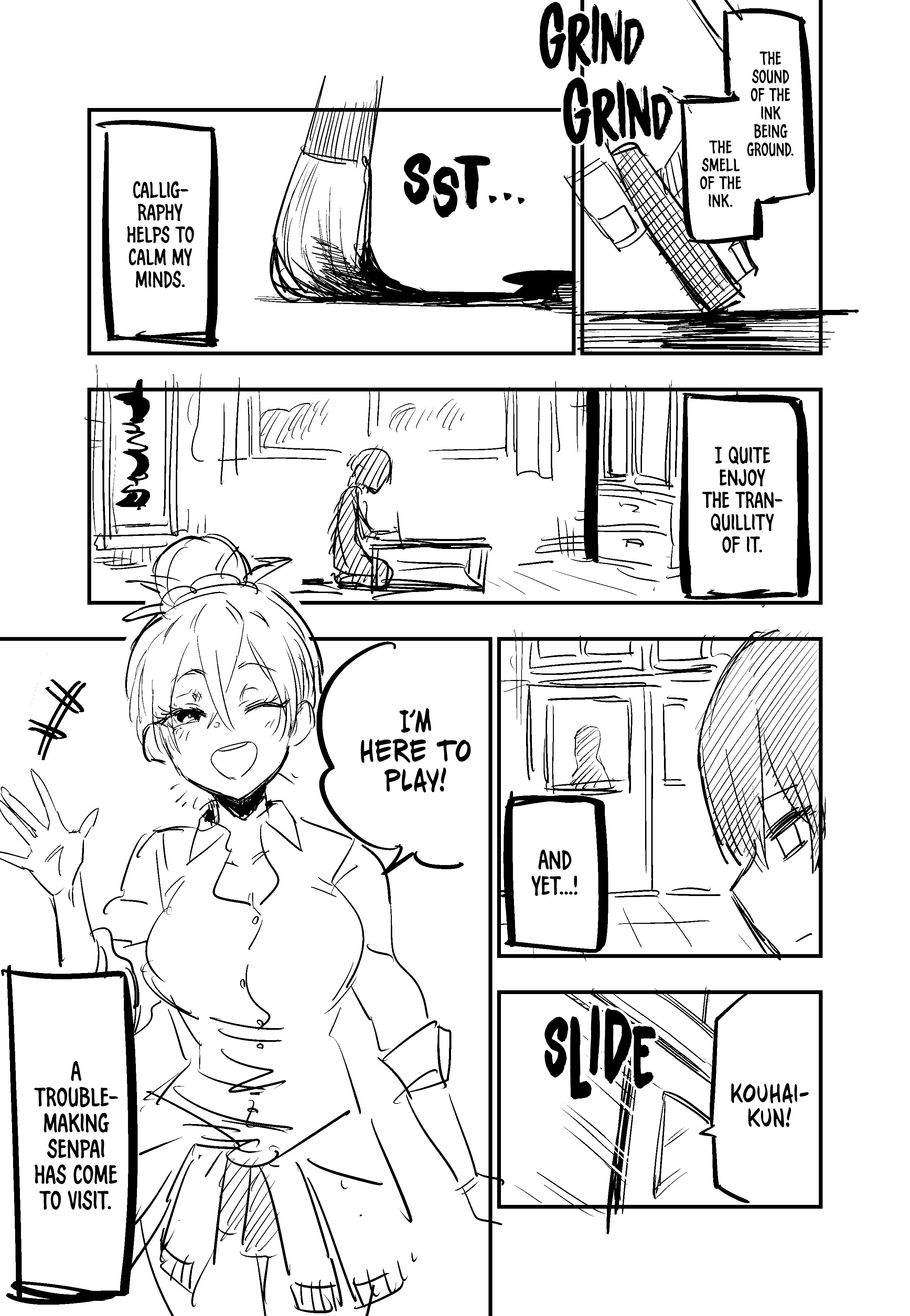 Sawagashii Senpai ga Asobi ni Kuru 第1页