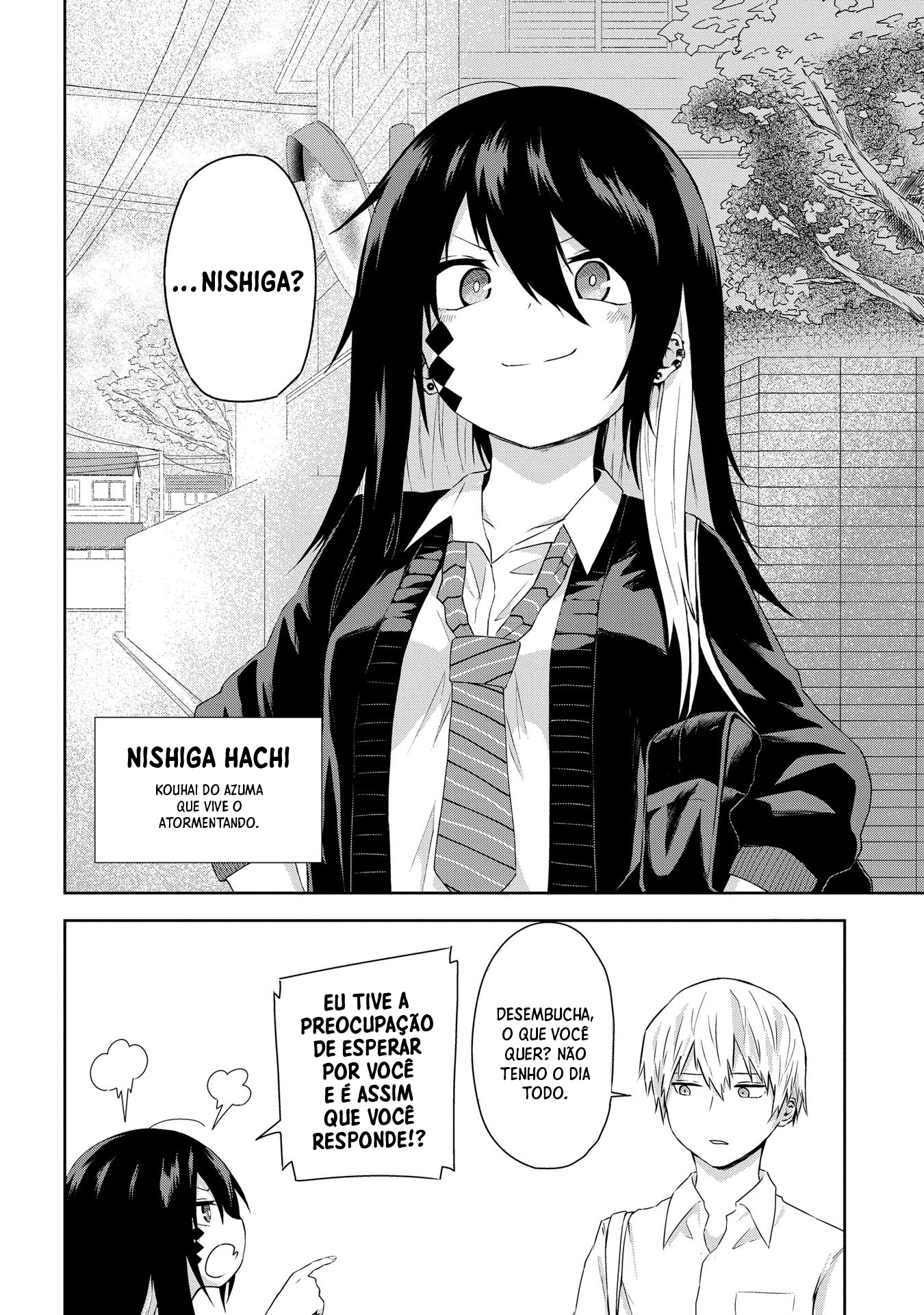Kusozako Choroin Nishiga Hachi Você quer mesmo sair comigo!? 第4页