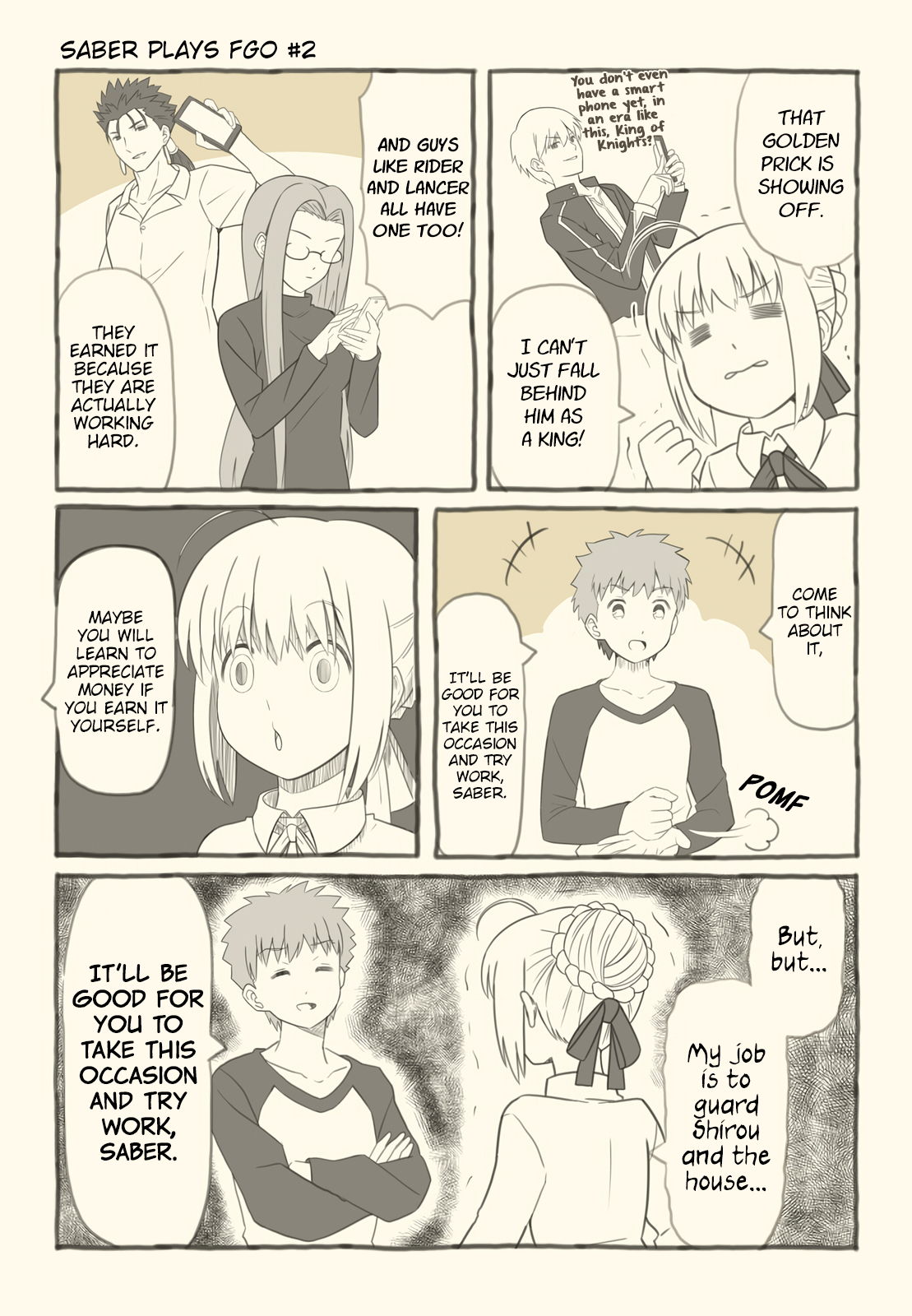 Fate/stay night - Saber Plays Fate/Grand Order (Doujinshi) 第7页