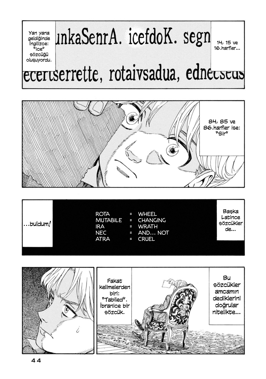 Chitei Ryokou Saknussemm'in Kriptogramı 第46页