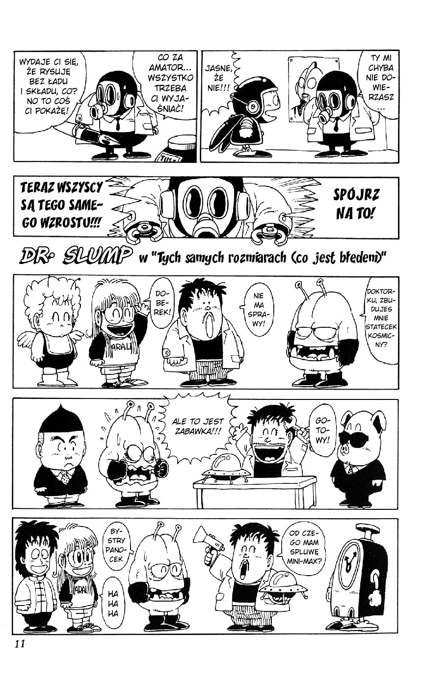Akira Toriyama's Lazy Manga Lab Nieporadka mangowe praktyki 第13页