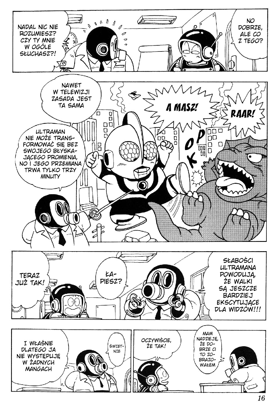 Akira Toriyama's Lazy Manga Lab Nieporadka mangowe praktyki 第18页