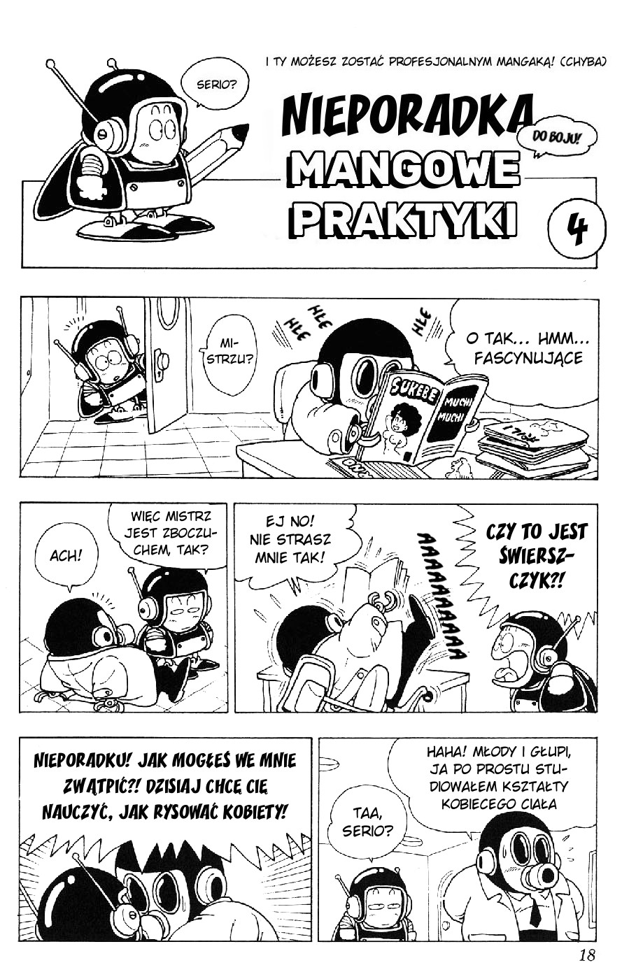 Akira Toriyama's Lazy Manga Lab Nieporadka mangowe praktyki 第20页