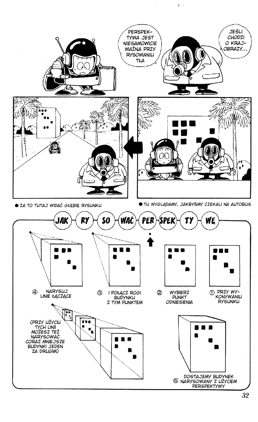 Akira Toriyama's Lazy Manga Lab Nieporadka mangowe praktyki 第34页