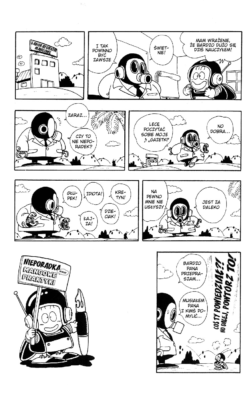 Akira Toriyama's Lazy Manga Lab Nieporadka mangowe praktyki 第35页