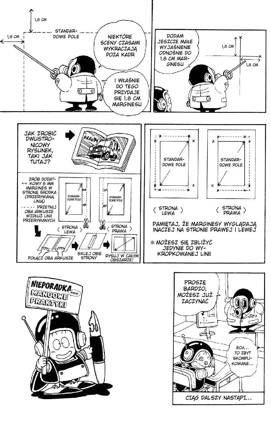 Akira Toriyama's Lazy Manga Lab Nieporadka mangowe praktyki 第43页