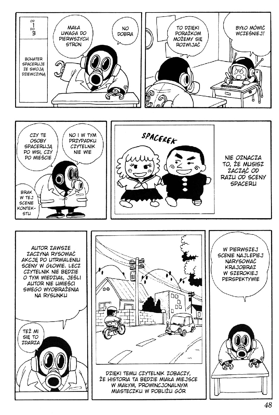 Akira Toriyama's Lazy Manga Lab Nieporadka mangowe praktyki 第50页