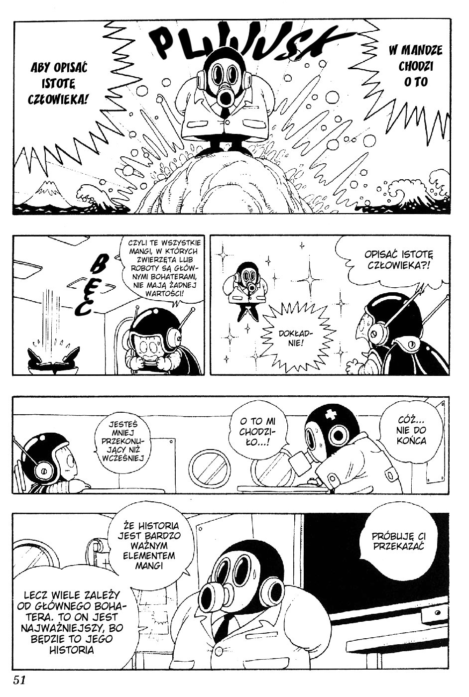Akira Toriyama's Lazy Manga Lab Nieporadka mangowe praktyki 第53页