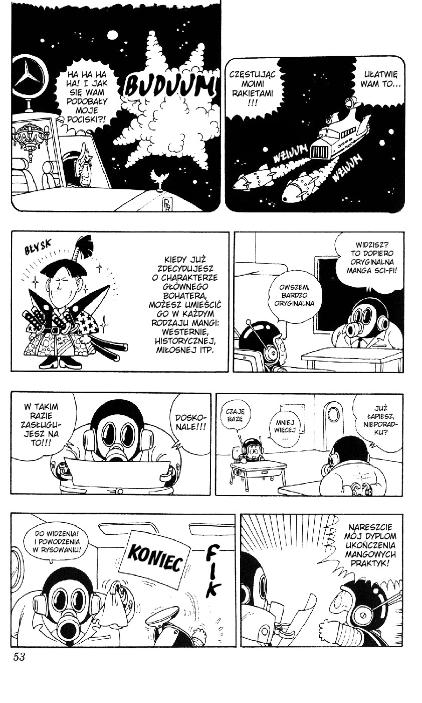 Akira Toriyama's Lazy Manga Lab Nieporadka mangowe praktyki 第55页