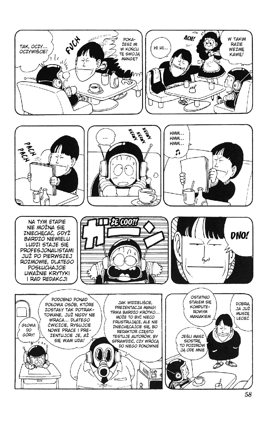 Akira Toriyama's Lazy Manga Lab Nieporadka mangowe praktyki 第60页