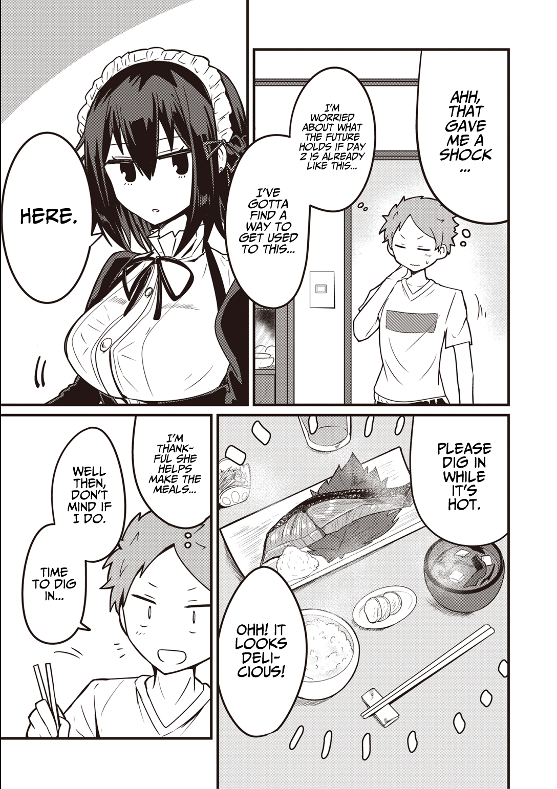 Kokoro no Koe ga Moreyasui Maid-san (Serialization) Vol. 1 Ch. 2 第6页