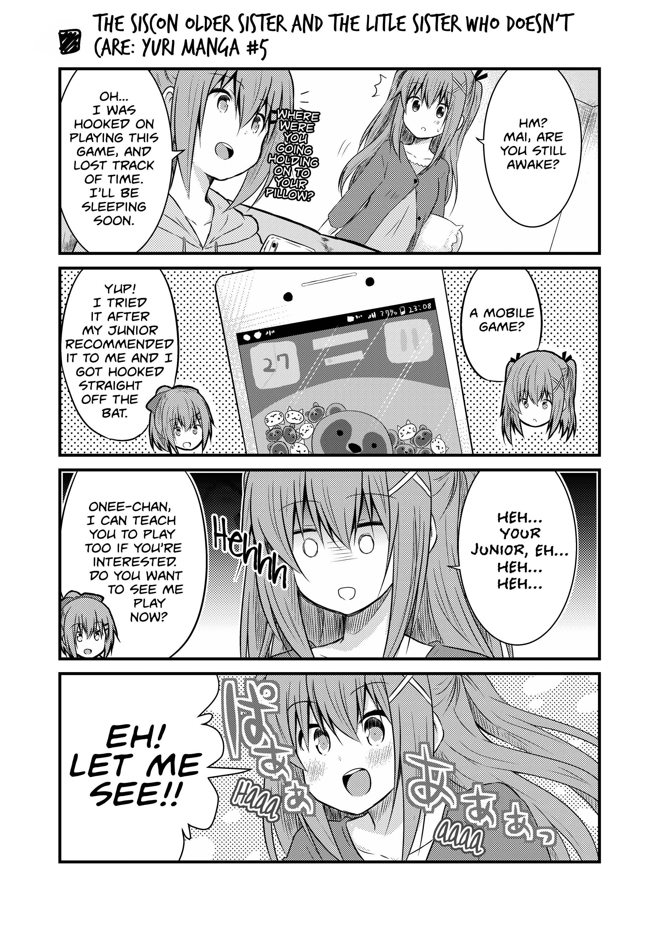 Her Elder Sister Has a Crush on Her, but She Doesn't Mind Ch. 5 第1页