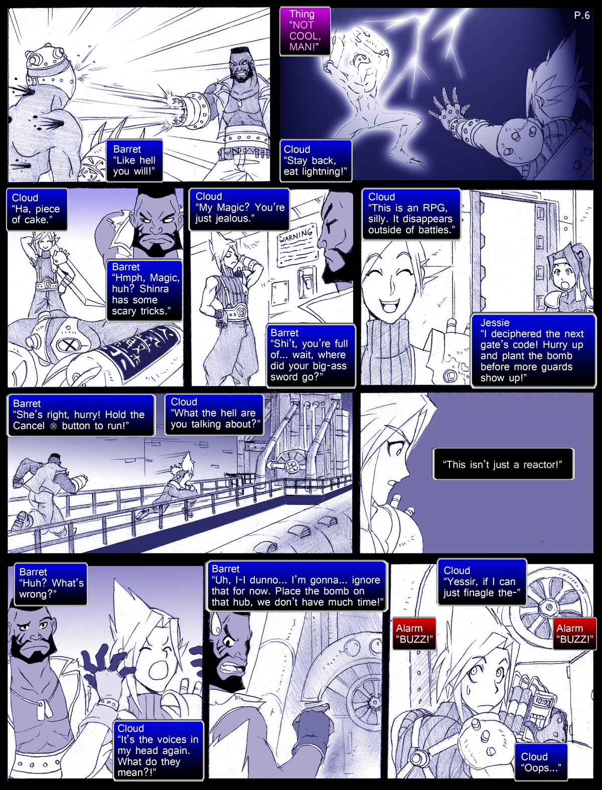 Final Fantasy VII: The Sevening 第6页