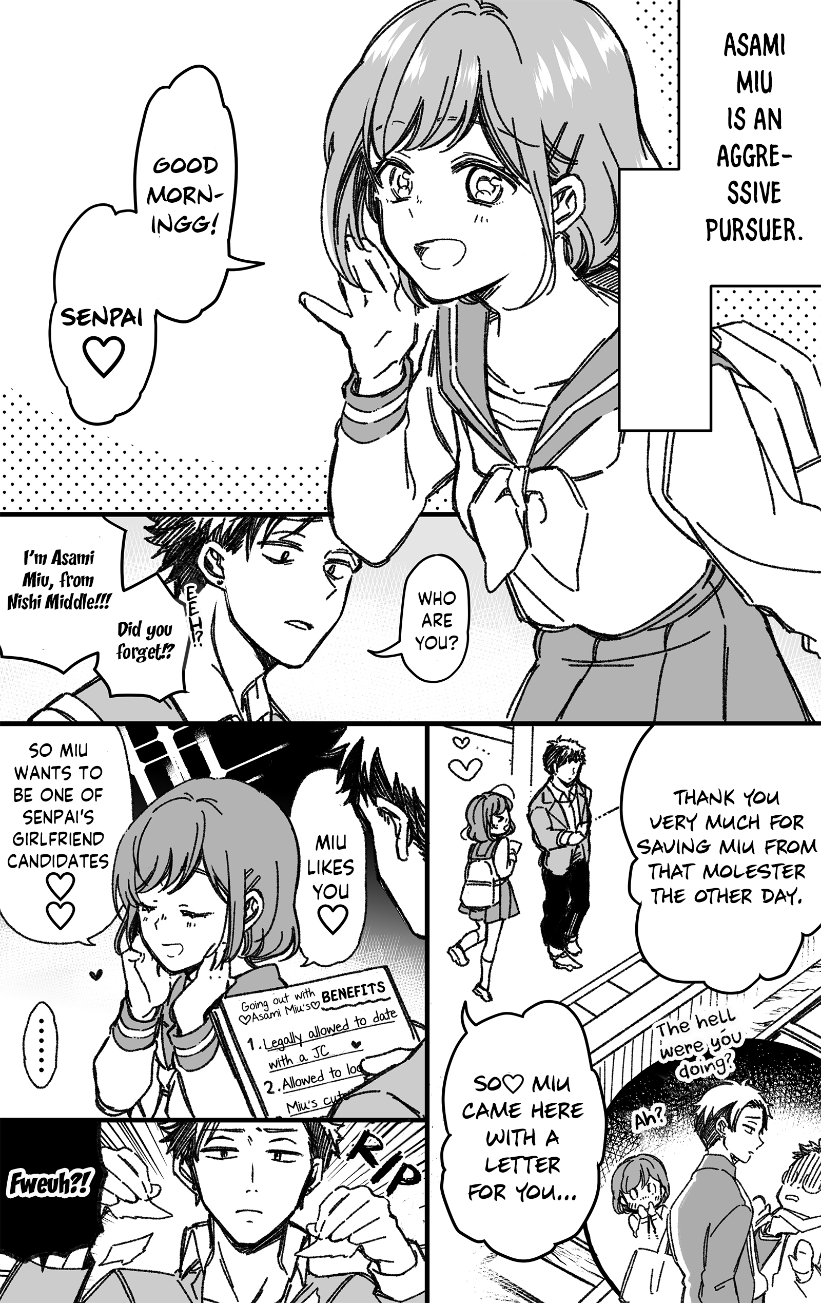 Oshi no Tsuyoi Kouhai no Hanashi 第1页