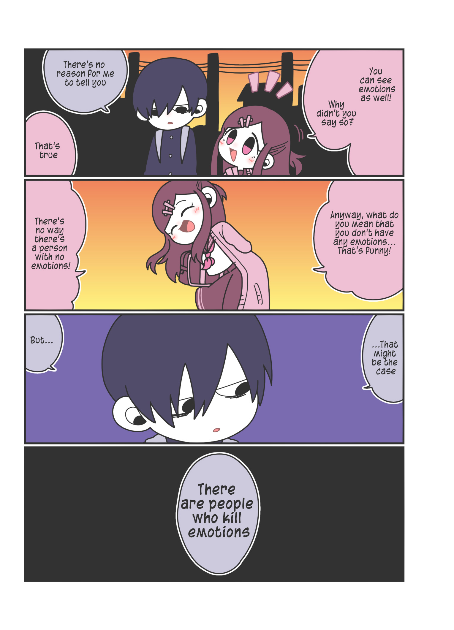 The Girl Who Could See Emotions Oneshot 第5页
