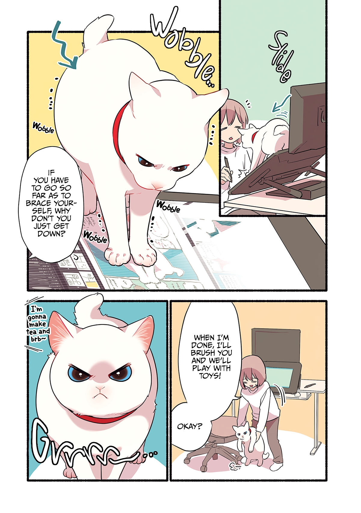 Aisaretagari no Shironeko Miko-san Part 3: Miko-san And Drawing Tablets 第5页
