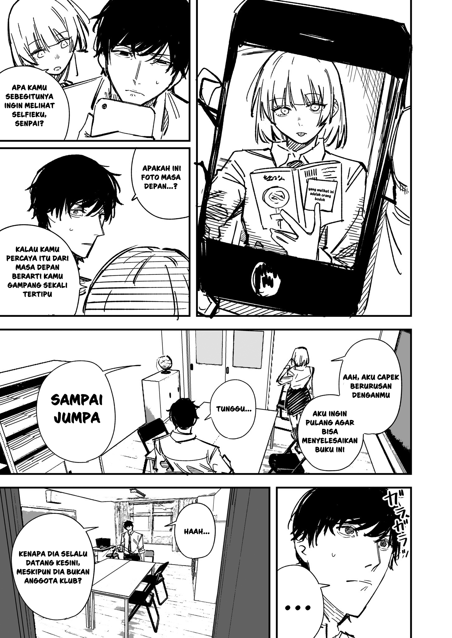 Mirai ga Mieru Sumaho no Hanashi Oneshot 第4页