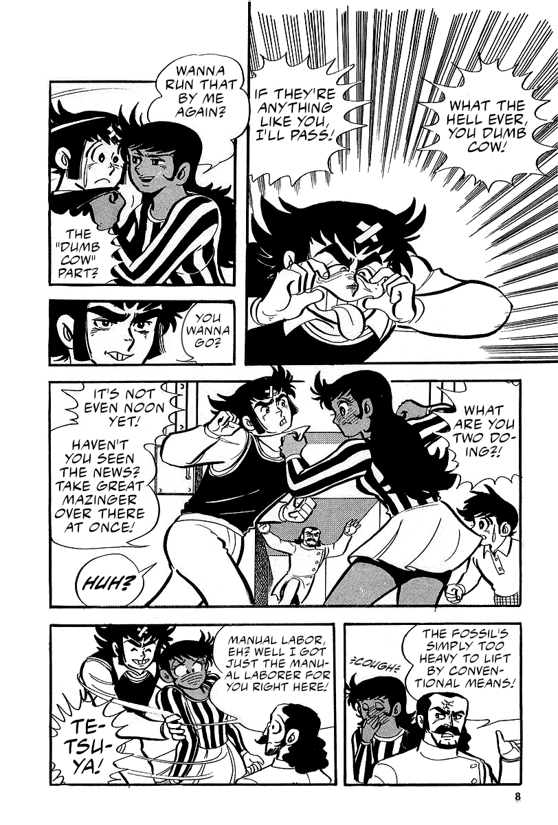 Great Mazinger (Outa Gosaku) The Terrible Monster Iguanas. 第6页