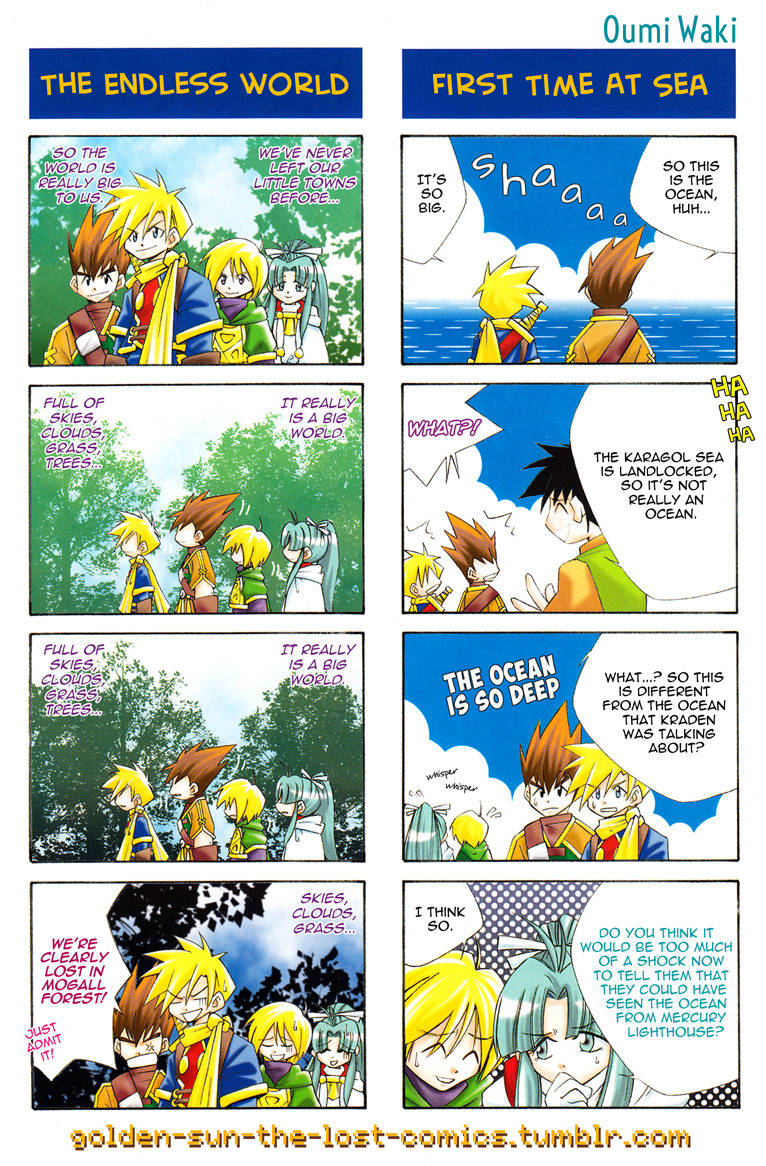 Golden Sun 4-koma Gag Battle Various / Color 第11页