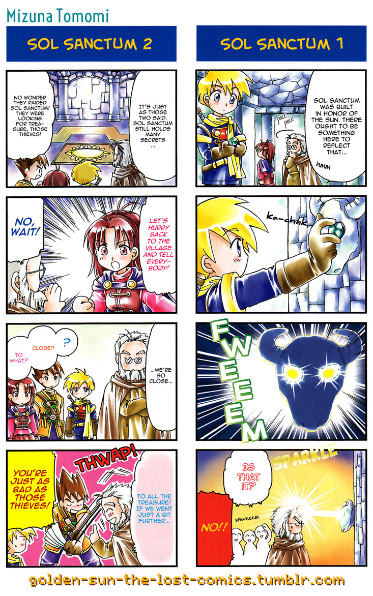 Golden Sun 4-koma Gag Battle Various / Color 第10页