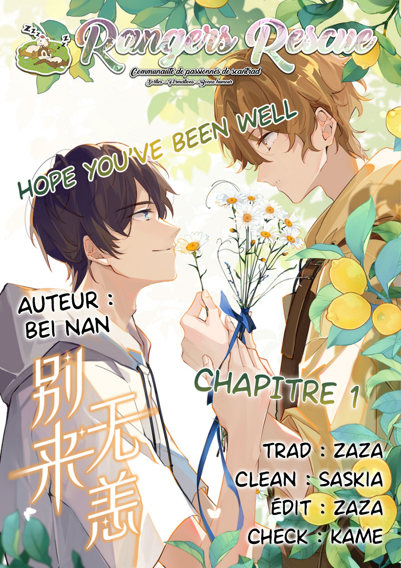 Hope You've Been Well 第1页