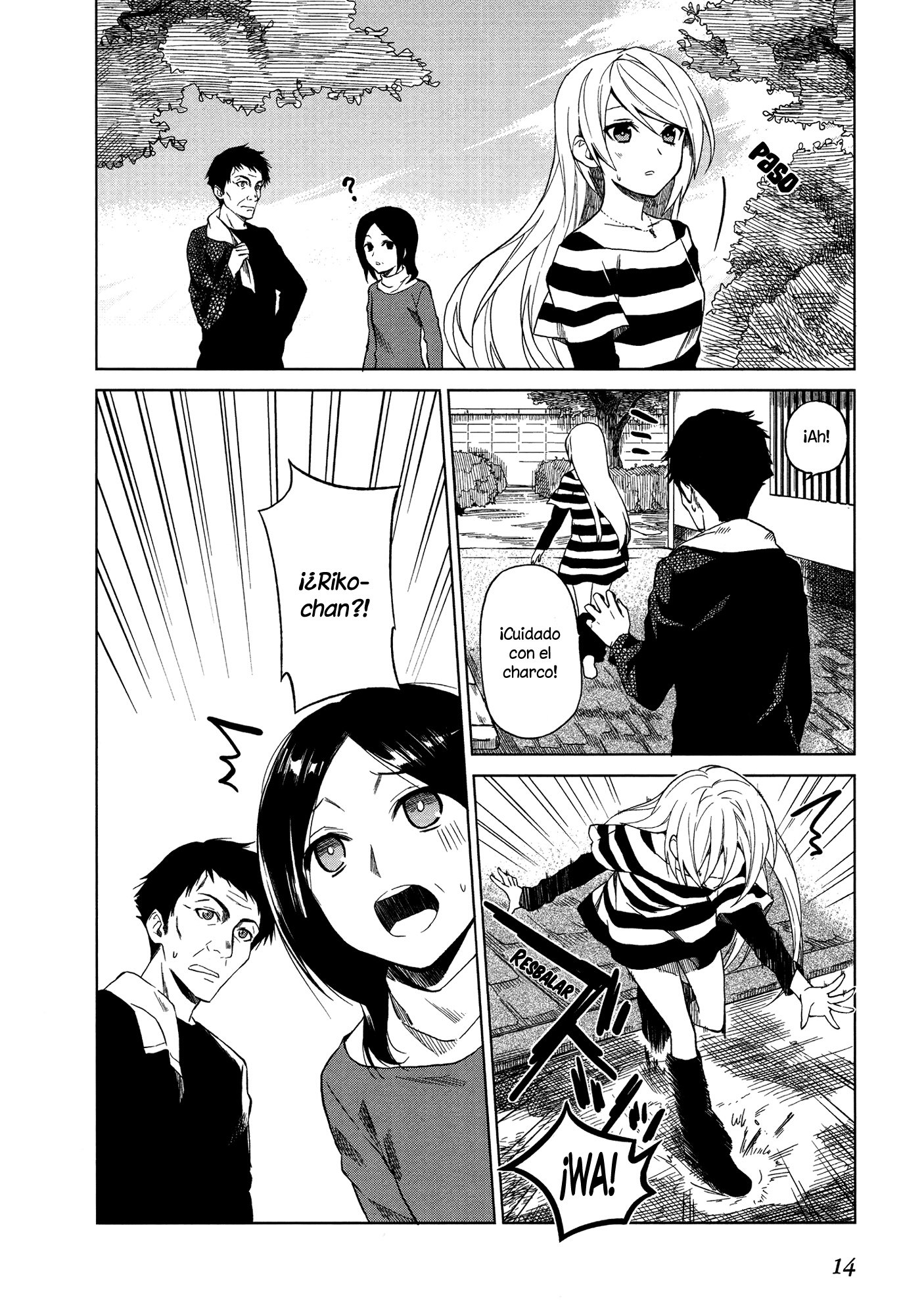 Riko to Haru to Onsen to Iruka Riko y Haru y baño al aire libre. 第14页