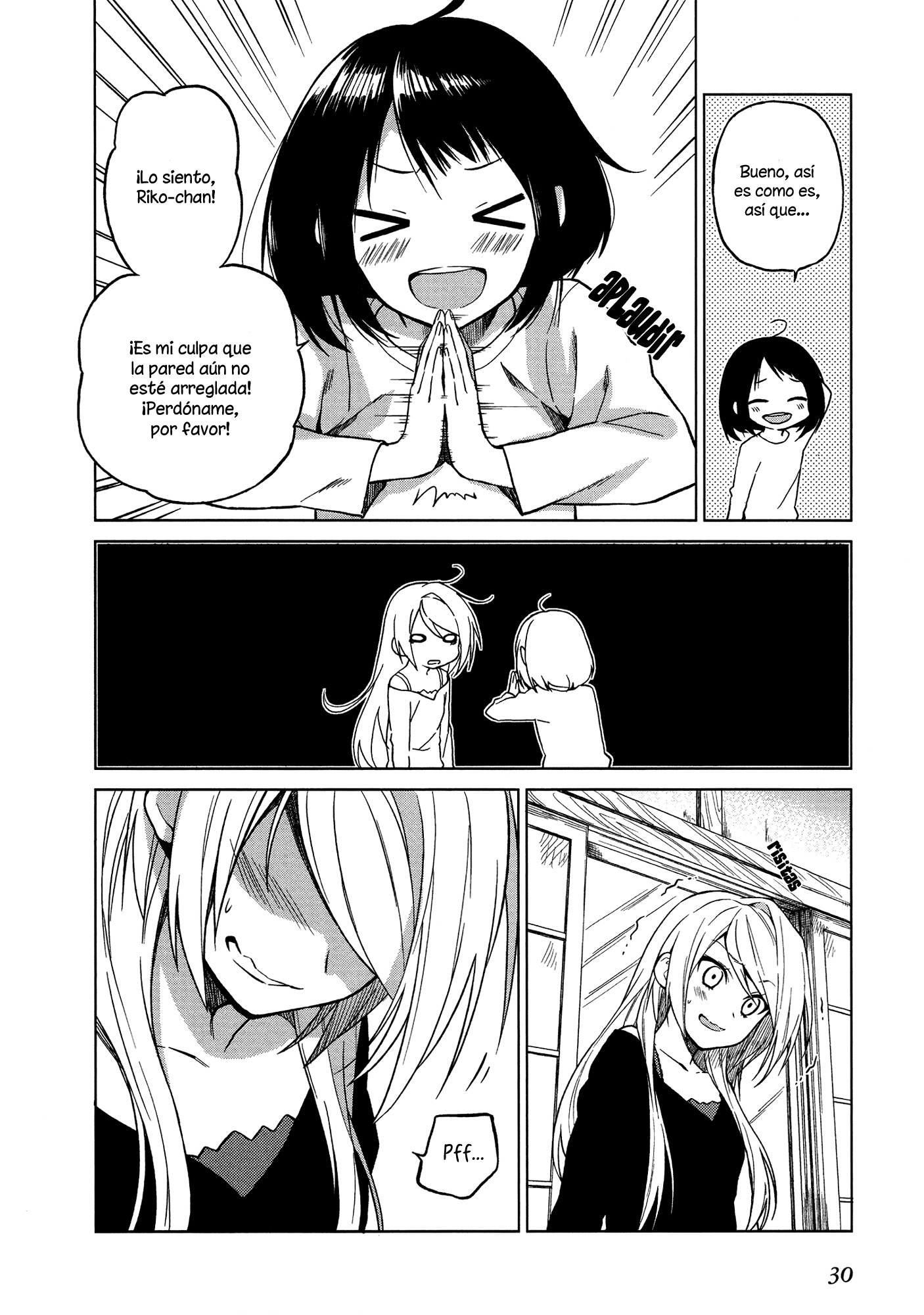 Riko to Haru to Onsen to Iruka Riko y Haru y baño al aire libre. 第30页
