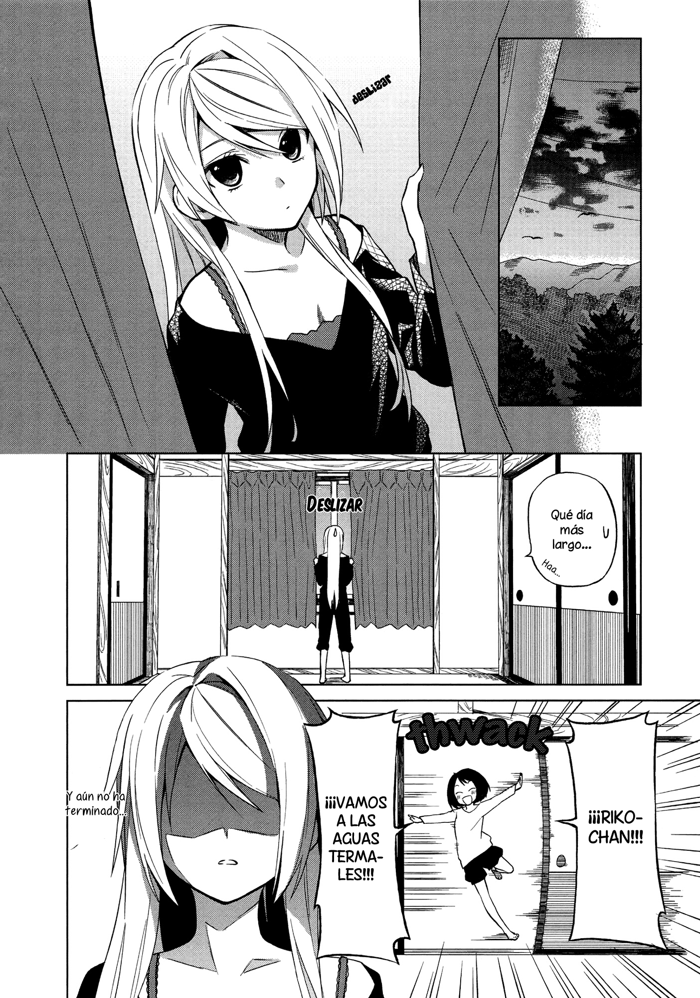 Riko to Haru to Onsen to Iruka Riko y Haru y baño al aire libre. 第38页