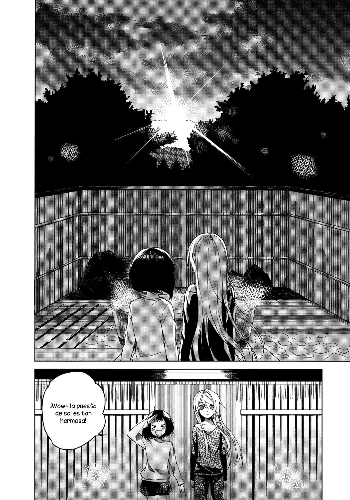Riko to Haru to Onsen to Iruka Riko y Haru y baño al aire libre. 第40页