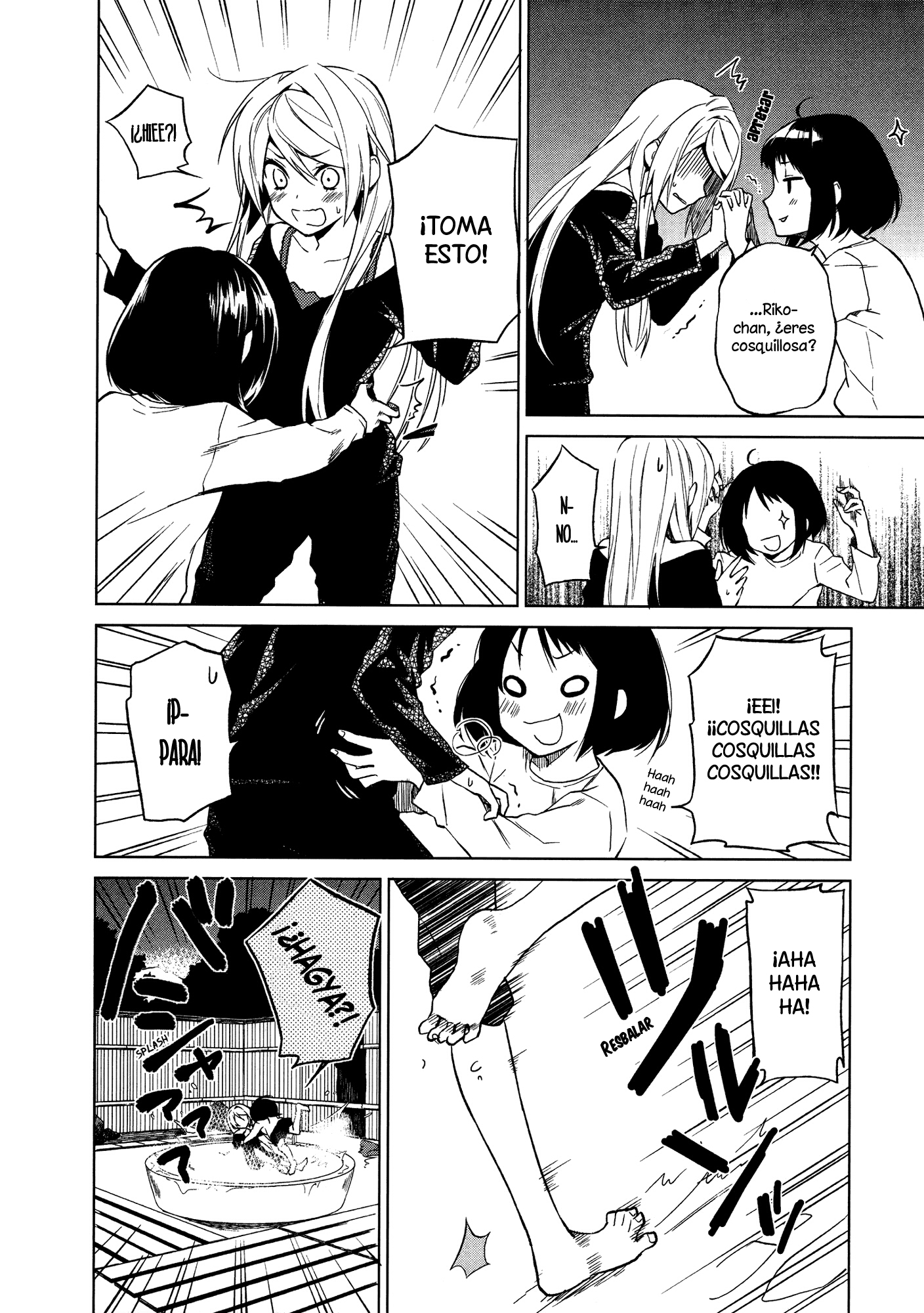 Riko to Haru to Onsen to Iruka Riko y Haru y baño al aire libre. 第44页