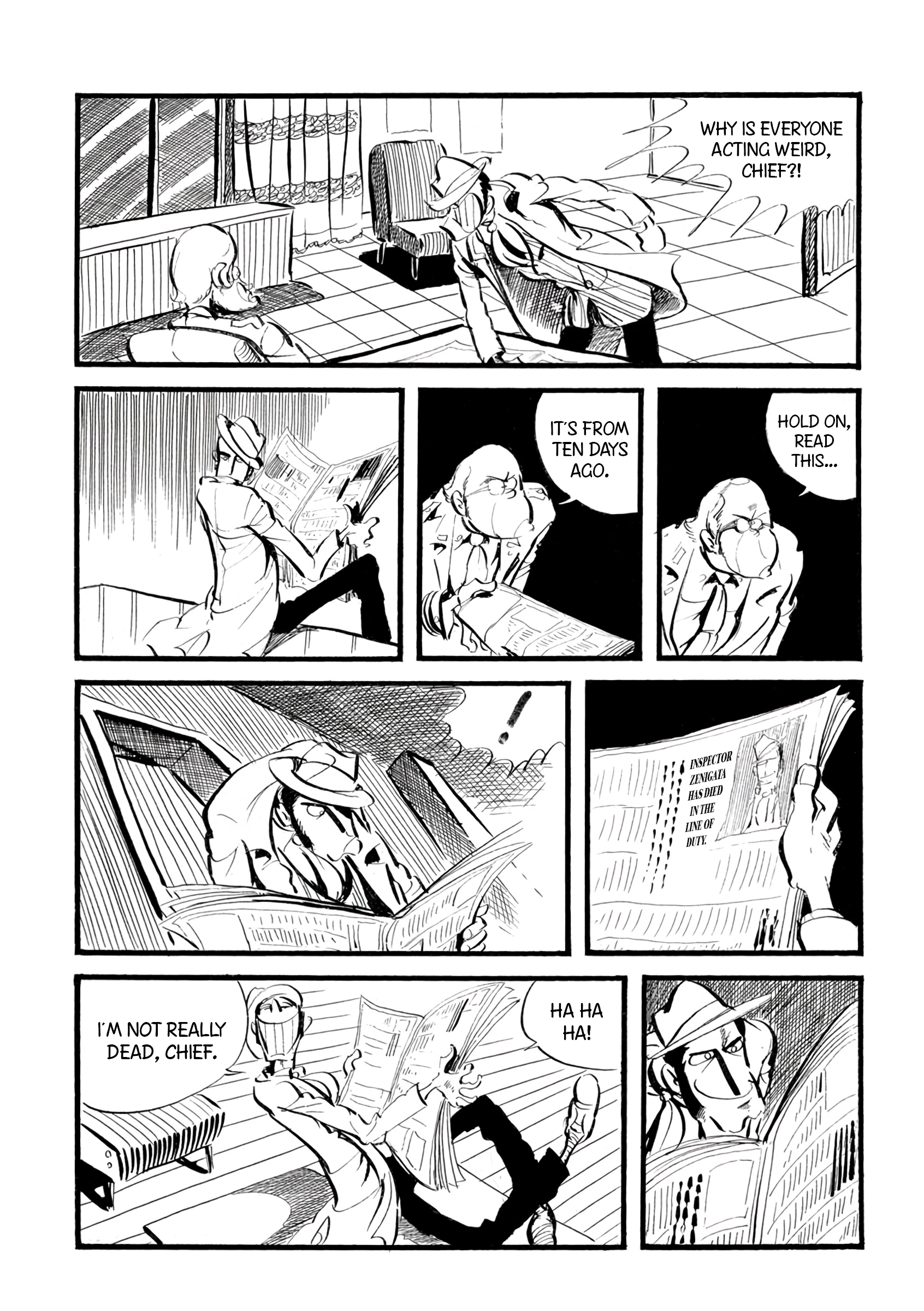 Lupin III: Uncollected Works Tankobon Lupin III Gaiden 第10页