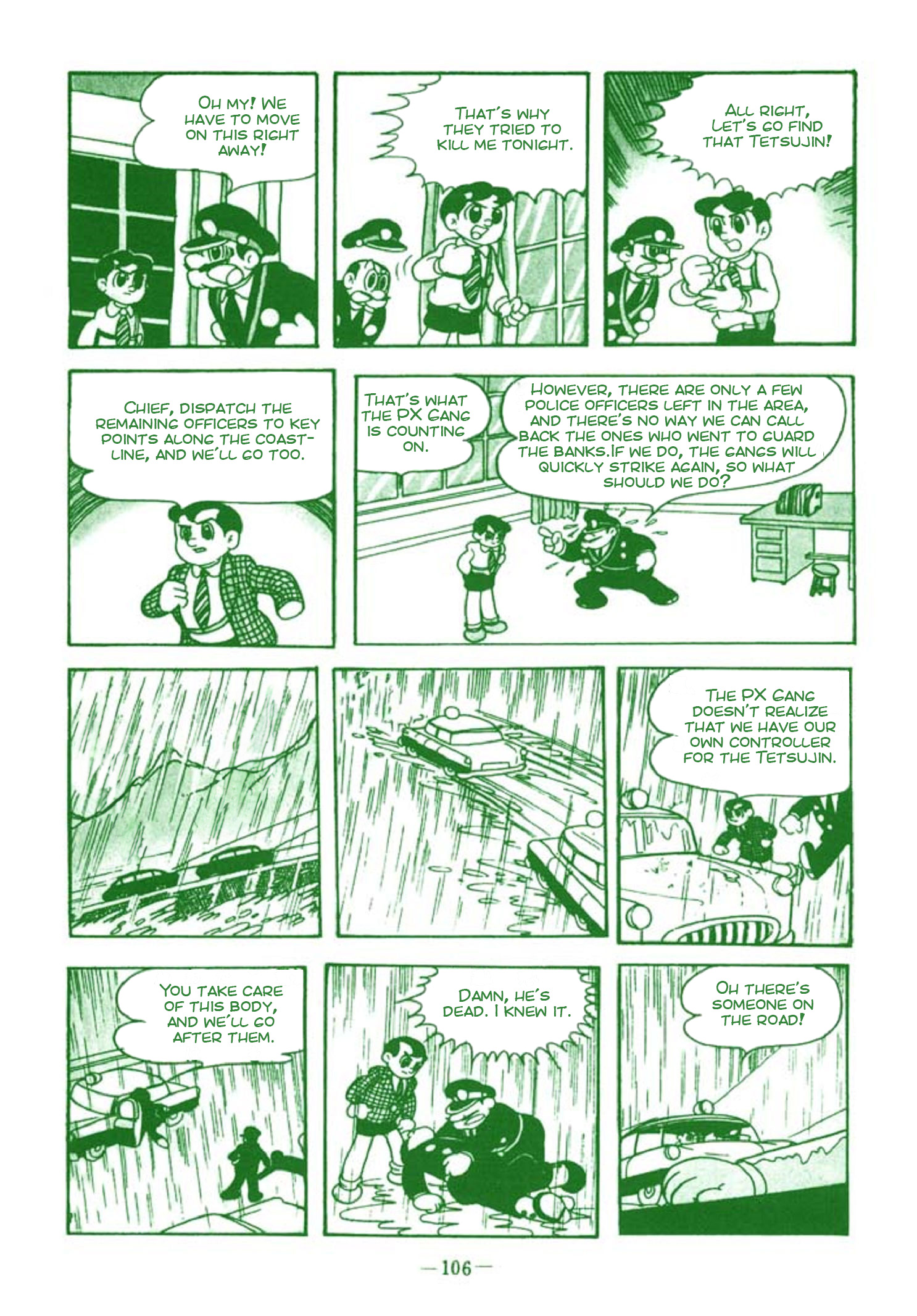 Tetsujin No. 28 Full Length Detective Manga Tetsujin Appears 第109页