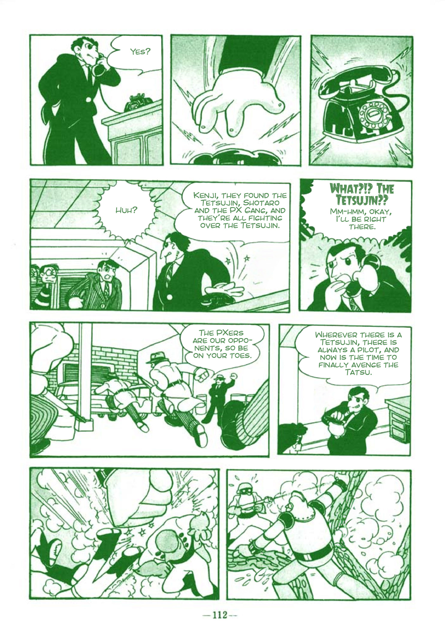 Tetsujin No. 28 Full Length Detective Manga Tetsujin Appears 第115页
