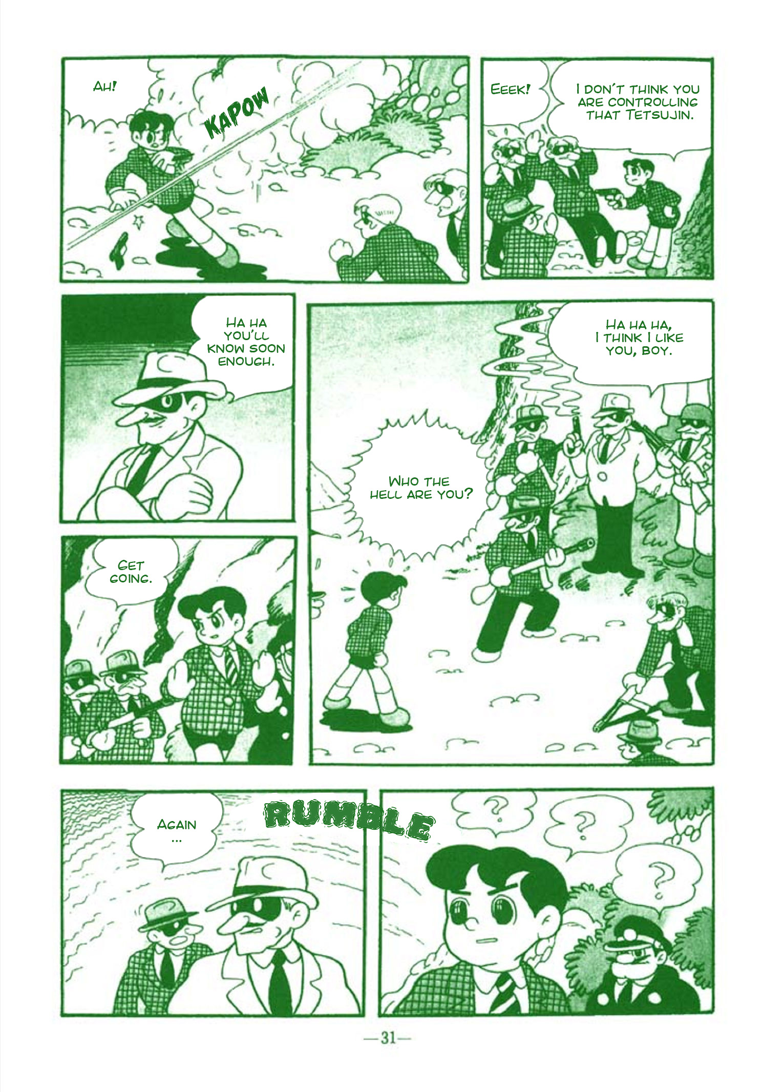 Tetsujin No. 28 Full Length Detective Manga Tetsujin Appears 第34页