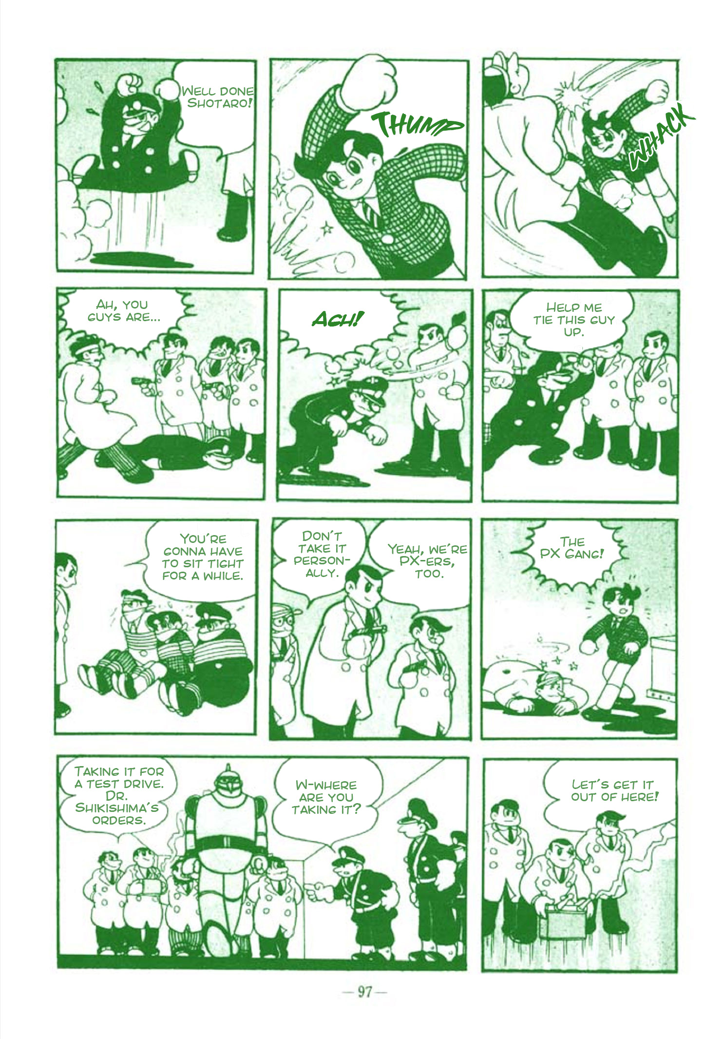 Tetsujin No. 28 Full Length Detective Manga Tetsujin Appears 第100页