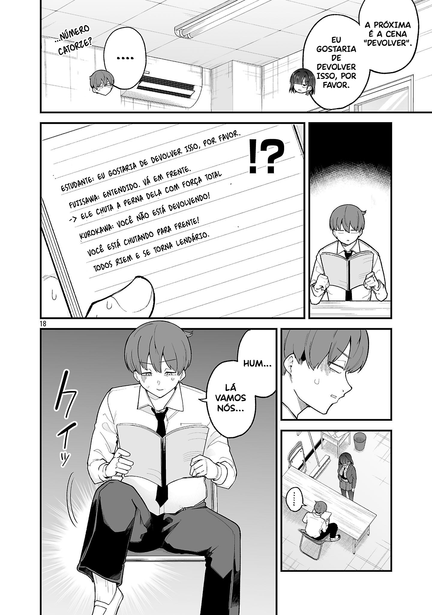 Onegai Desu Kara Uketekure Eu devo fazê-los rir! 第18页
