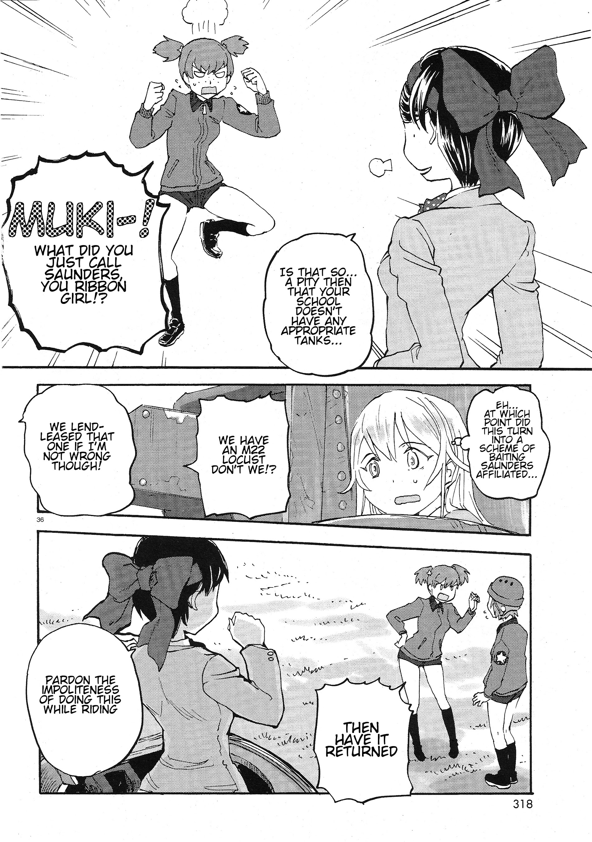 Girls und Panzer: Ribbon no Musha The two's encounter 第35页