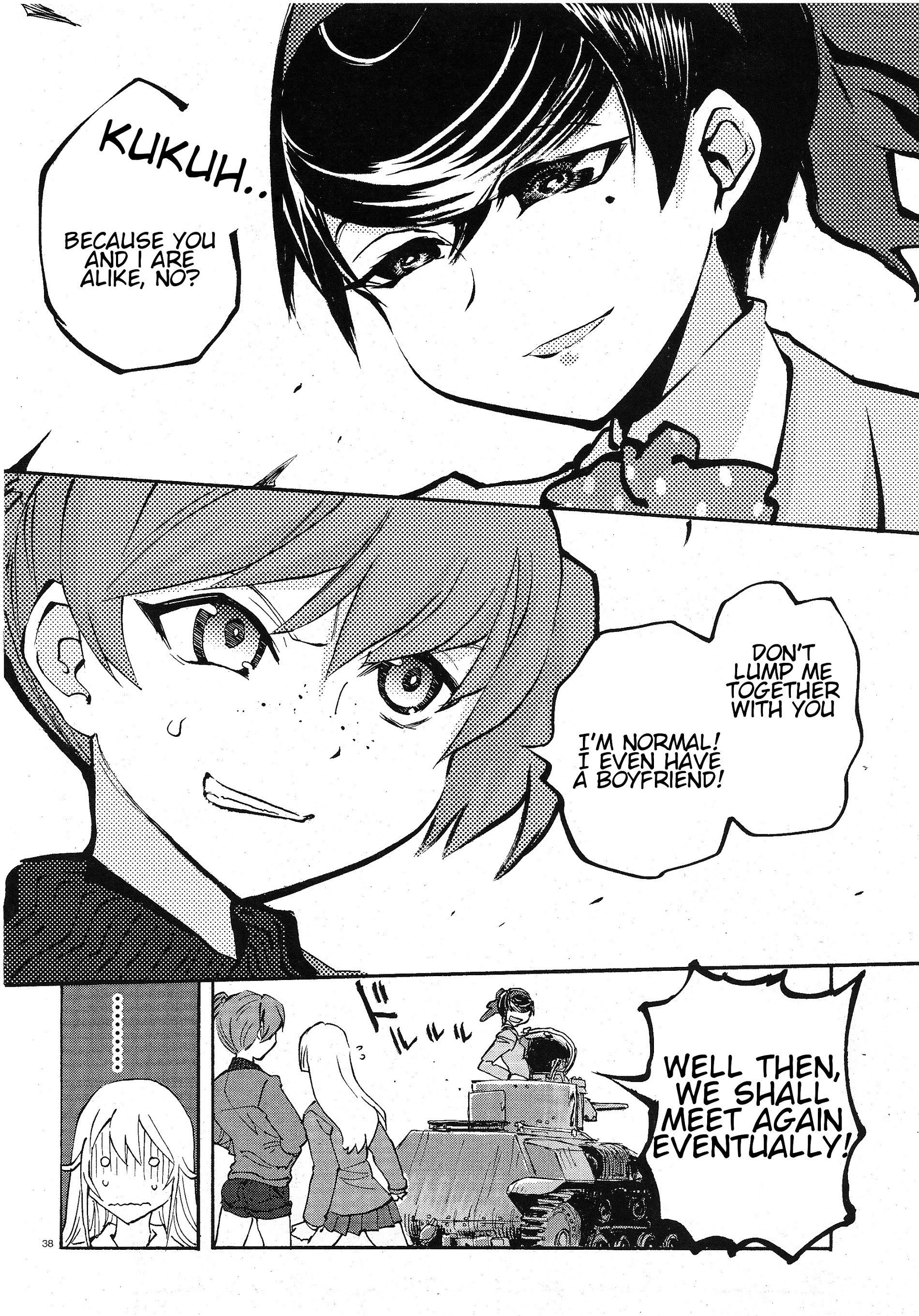 Girls und Panzer: Ribbon no Musha The two's encounter 第37页