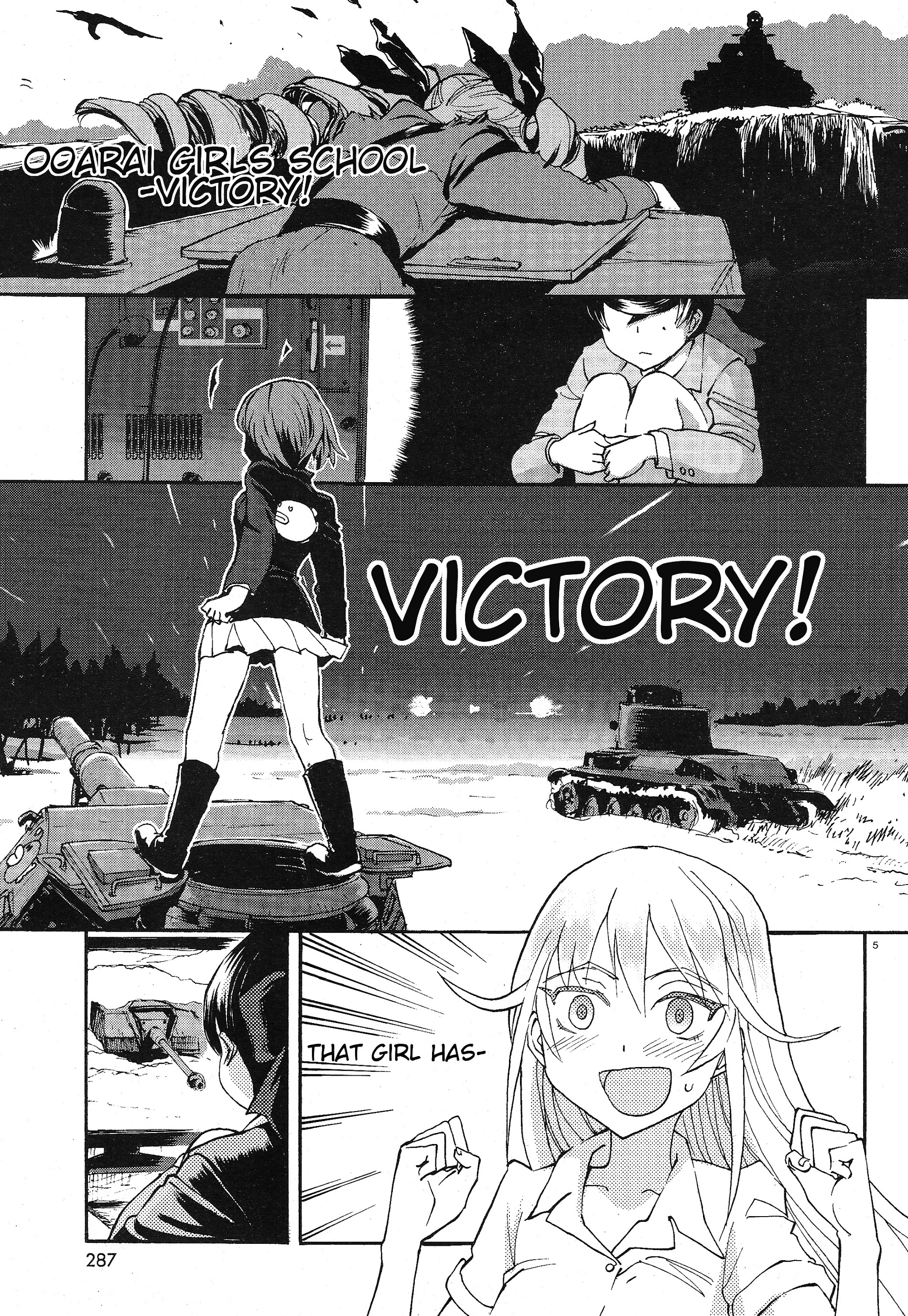 Girls und Panzer: Ribbon no Musha The two's encounter 第5页