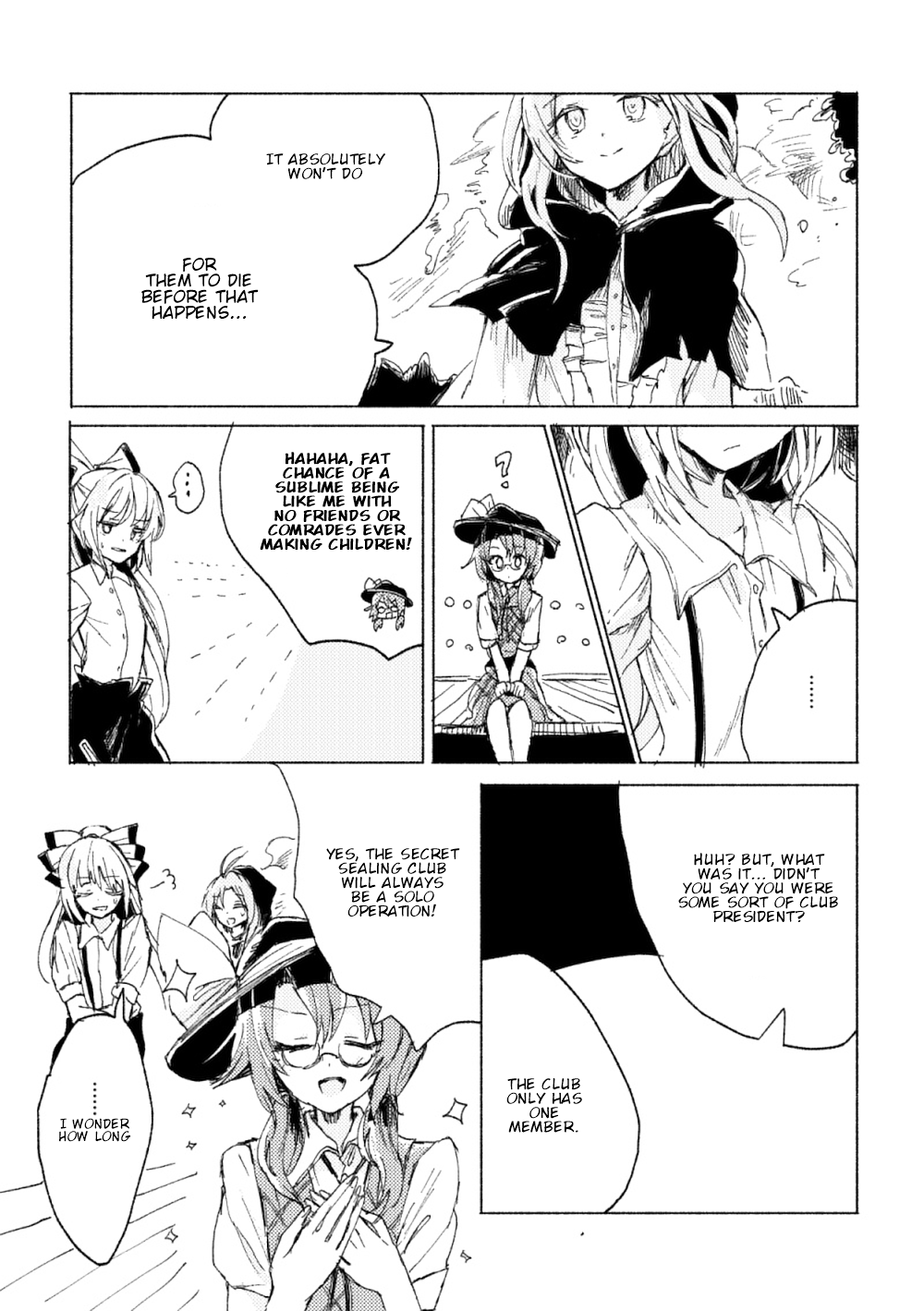 Touhou - Tokifuserareta Mysterious (Doujinshi) Reflecting That Sky 第7页