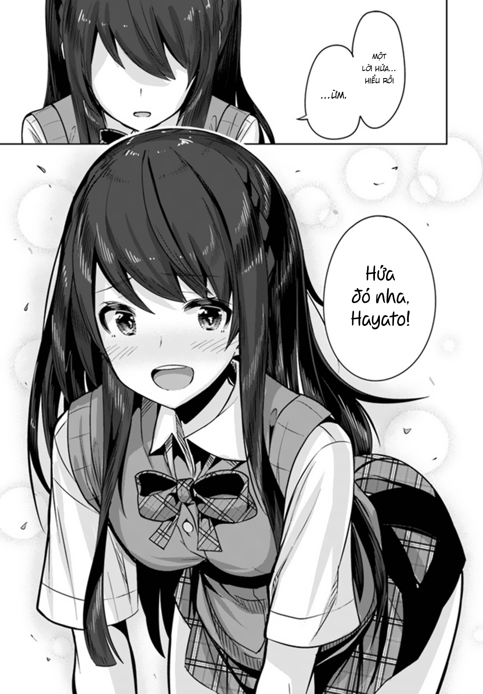 Tenkousaki no Seiso Karen na Bishoujo ga, Mukashi Danshi to Omotte Issho ni Asonda Osananajimi datta Ken Lời hứa 第30页