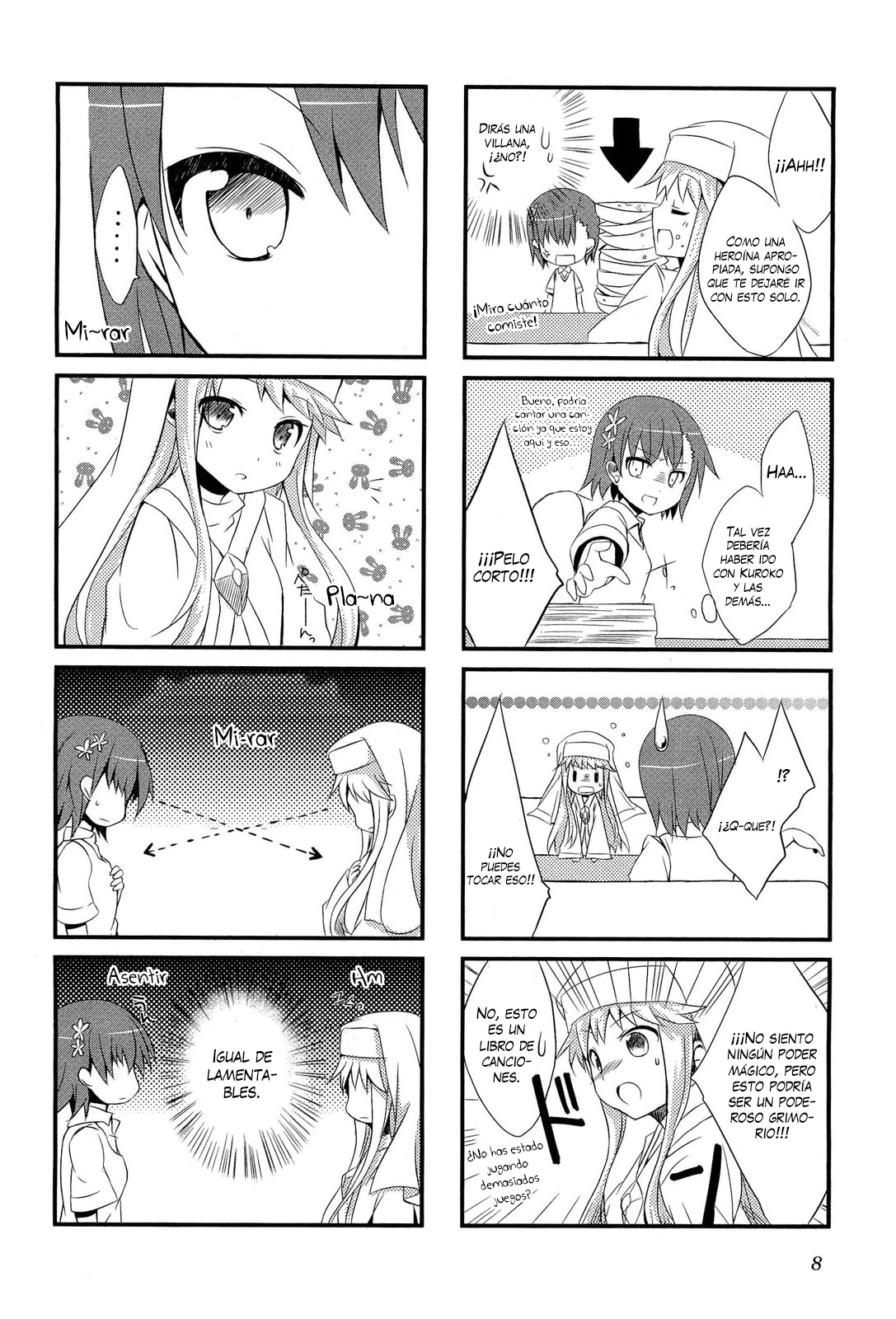 4-koma Koushiki Anthology - Toaru Kagaku no Railgun x Toaru Majutsu no Index In de Railgun (por Mishima Kurone) 第9页