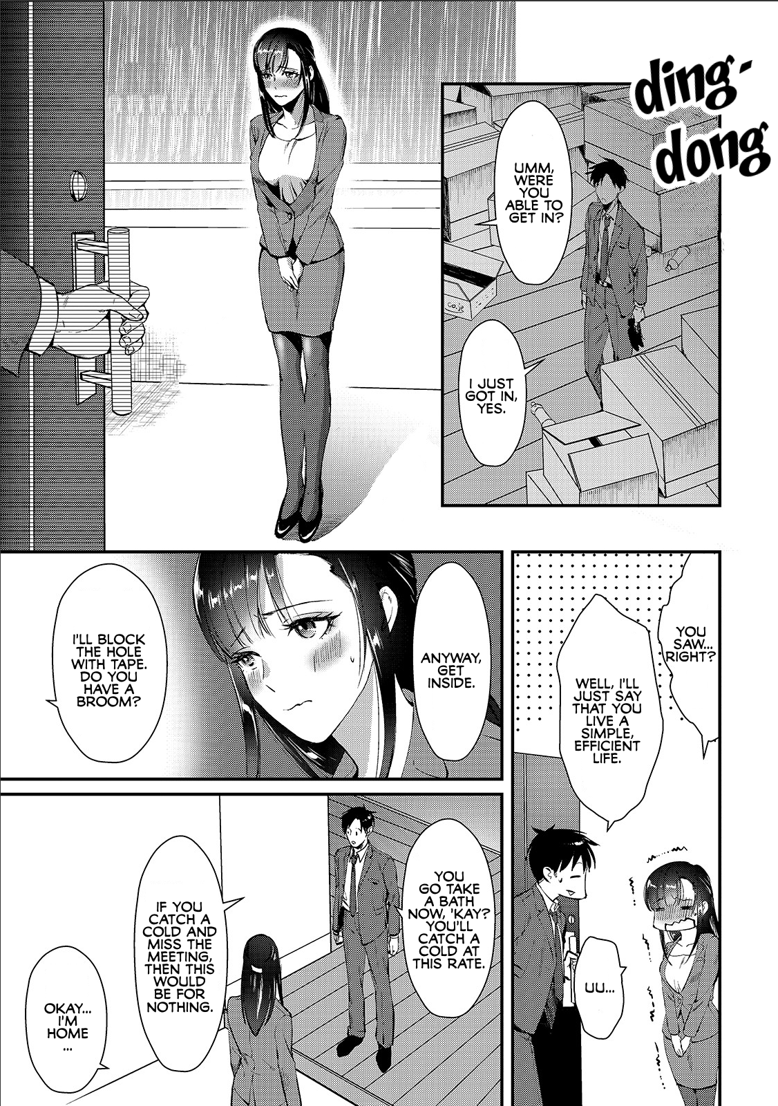 Tsuki 50-man Moratte mo Ikigai no nai Tonari no Onee-san ni 30-man de Yatowarete "Okaeri" tte Iu Oshigoto ga Tanoshii Saotome-san from the Next Door 第16页