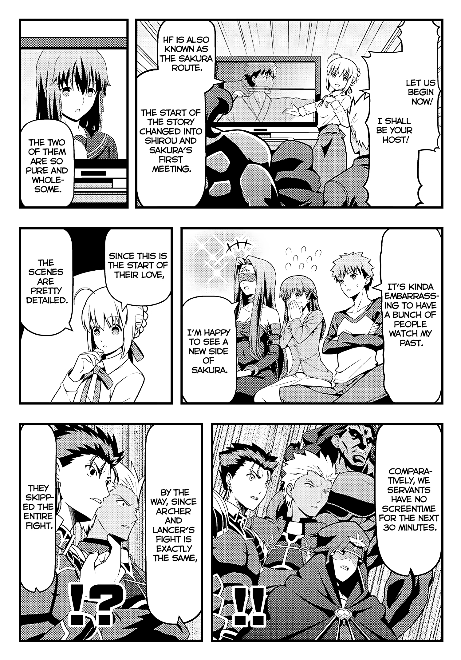 Saber Watches Unlimited Blade Works Extra: Saber watches Heaven's Feel: Presage Flower 第1页