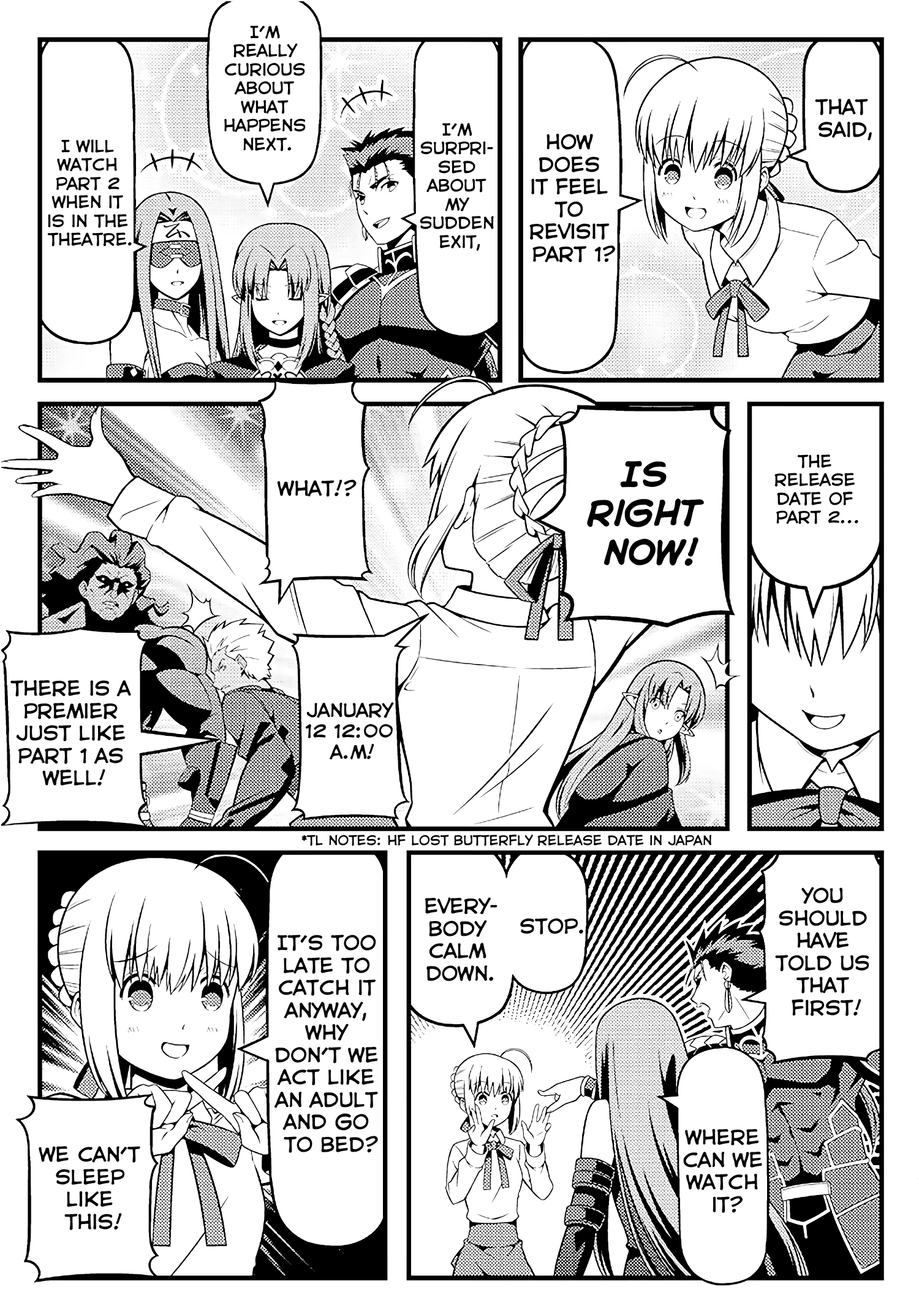 Saber Watches Unlimited Blade Works Extra: Saber watches Heaven's Feel: Presage Flower 第9页