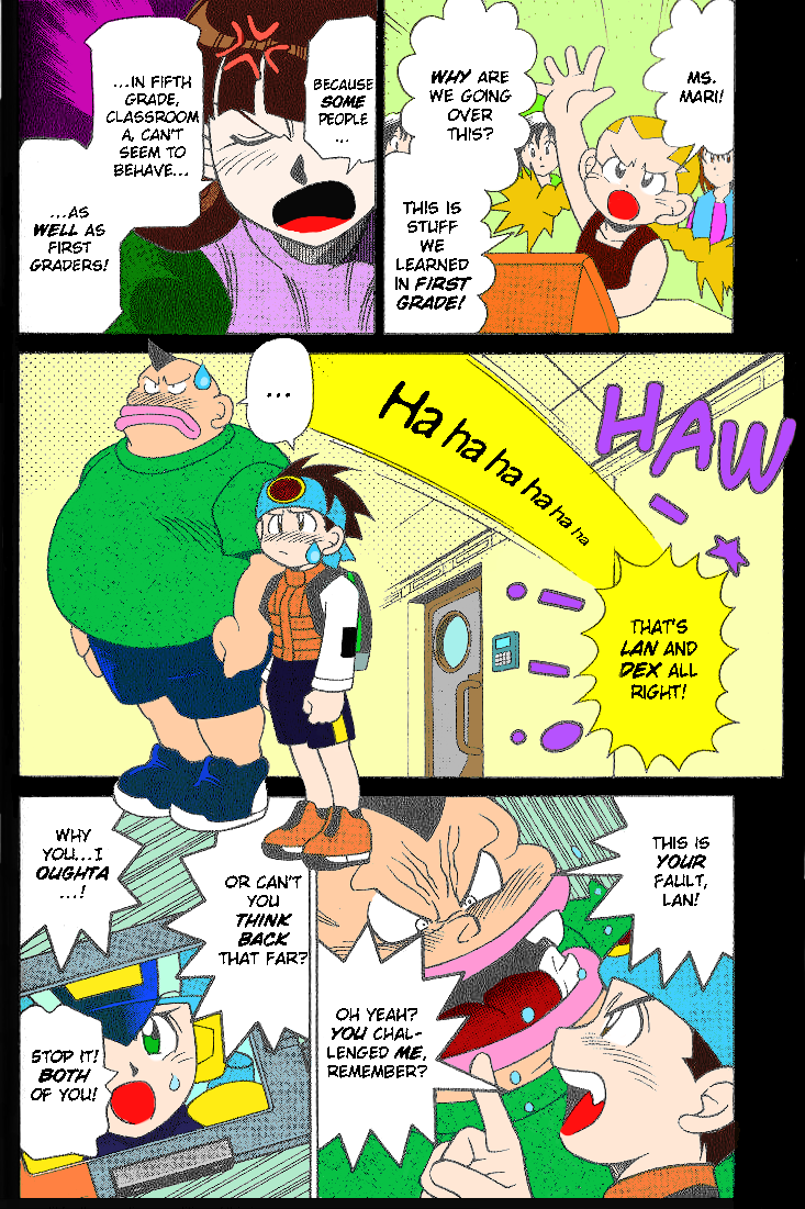 Mega Man Battle Network Battle in the new century (colored) 第12页