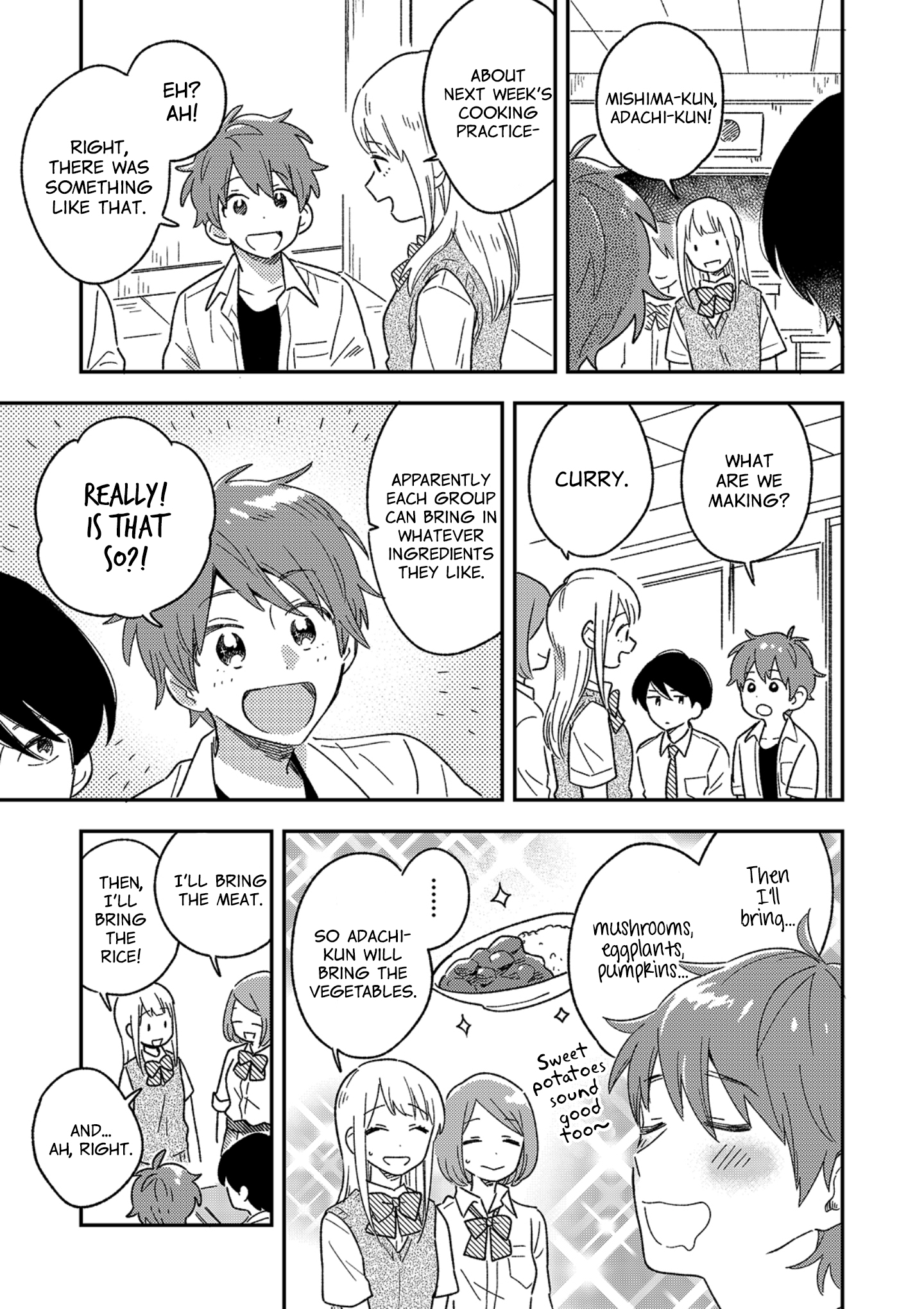 Danshi Koukousei wa Kyou mo Onaka ga Suiteiru Autumn Curry 第3页