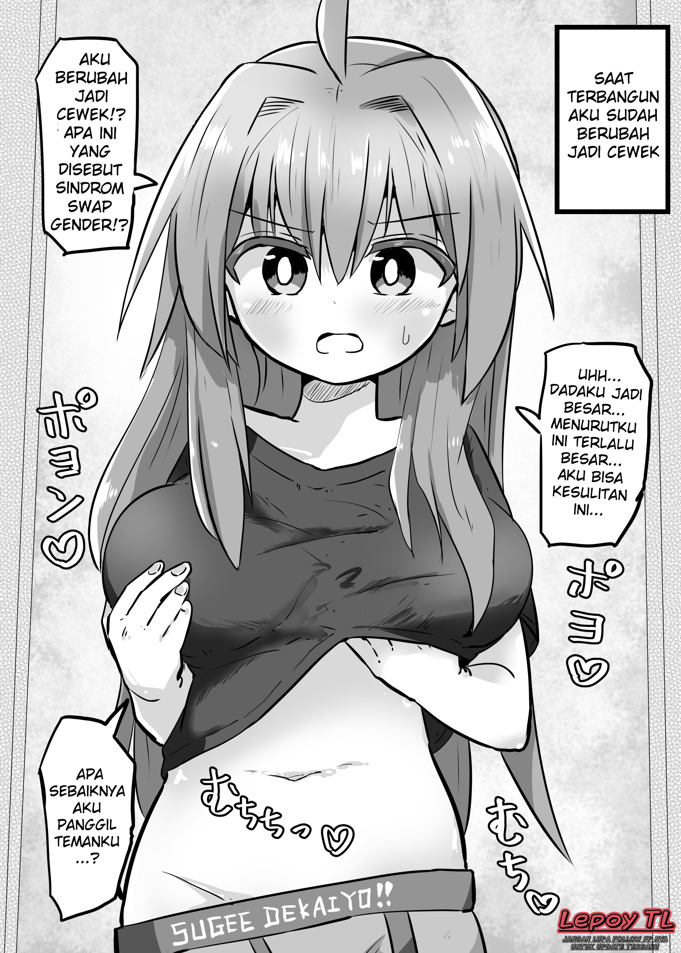 TS Shita Kedo Mune ga Deka Sugiru 第1页